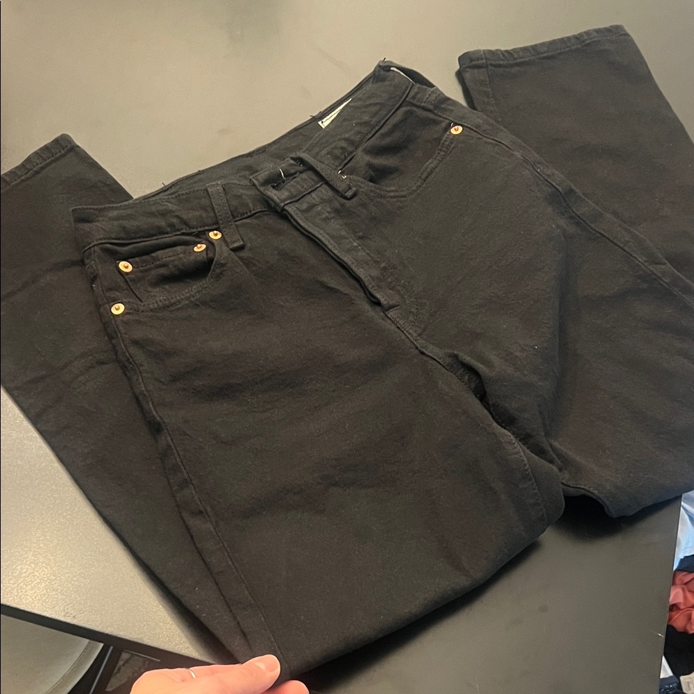 Black Levi’s Premium wedgie straight Jeans 25 (tailored)
